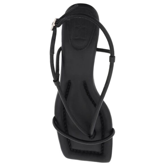 BY MALENE BIRGER Tevi Black Padded Sandals - Picture 1 of 6